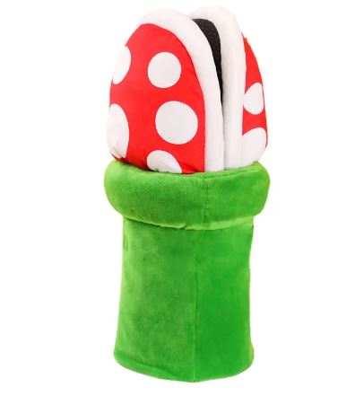 Comfy Super Mario Piranha Plant Plush Slippers