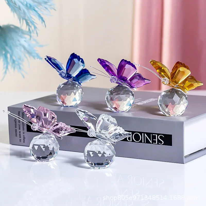 Crystal Butterfly Decoration