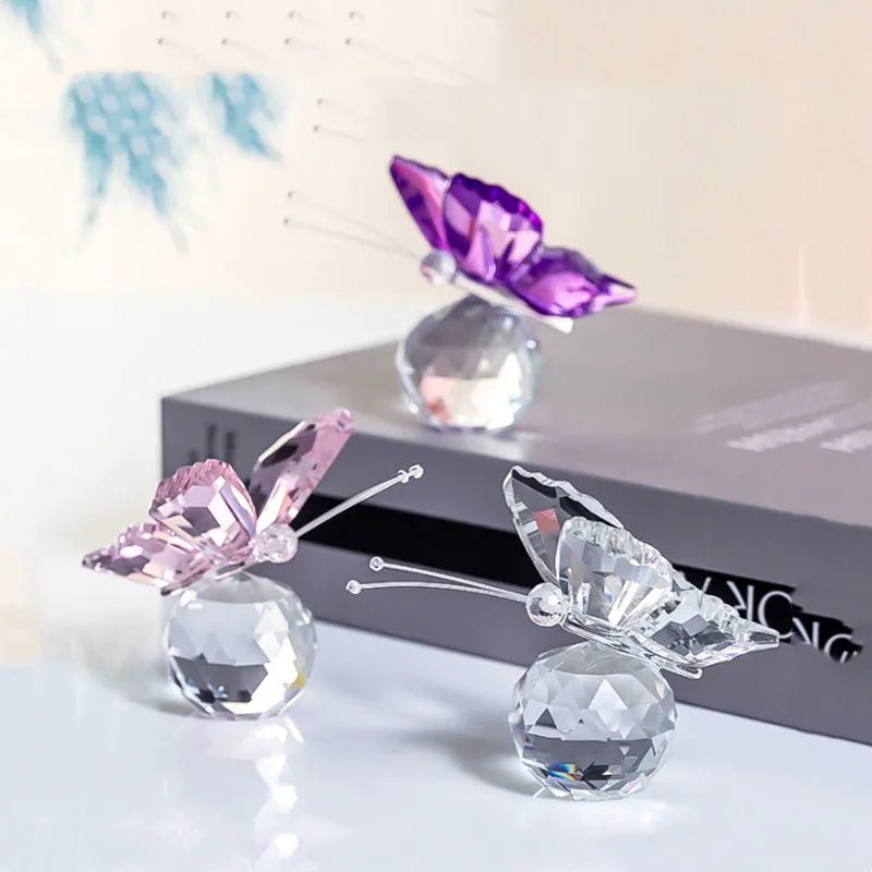 Crystal Butterfly Decoration